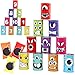 JOYIN 13 Pcs Carnival Bean Bag Toss Knockdown Can Game Set Holiday Birthday Party Games Outdoor Lawn Yard Activity for Kids Party Favors Easter Egg Hunt for Classroom Gifts Monster Style - Image 3