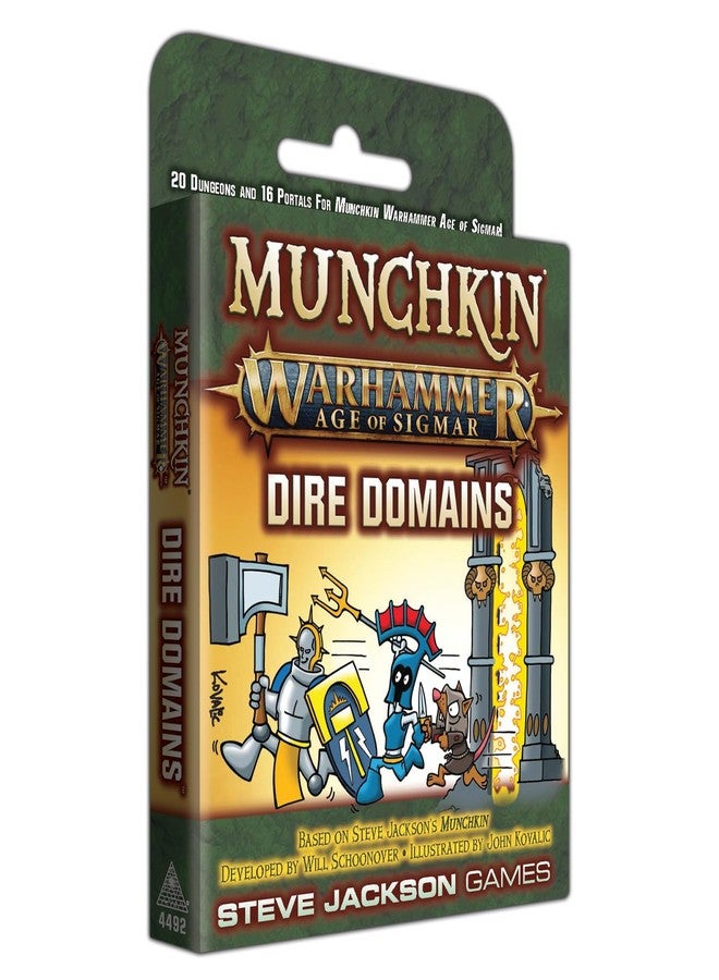 Steve Jackson Games Munchkin Warhammer Age of Sigmar Dire Domains - Tactical Fantasy Card Board Game Strategic Gameplay for 3 to 6 Players Ages 14+ - Image 1