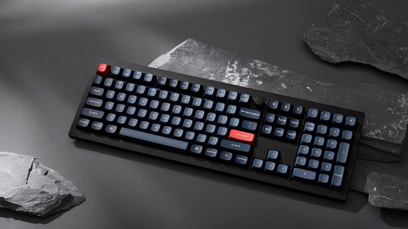Keychron V6 Max Fullsize Custom Wireless Mechanical Keyboard - 2.4 GHz/Bluetooth/Wired, RGB Backlight, QMK/VIA Programmable, Hot-Swap Gateron Jupiter Banana Switch, PBT Keycaps for Mac and Windows - Image 2