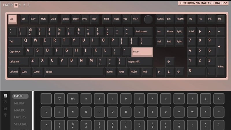 Keychron V6 Max Fullsize Custom Wireless Mechanical Keyboard - 2.4 GHz/Bluetooth/Wired, RGB Backlight, QMK/VIA Programmable, Hot-Swap Gateron Jupiter Banana Switch, PBT Keycaps for Mac and Windows - Image 4