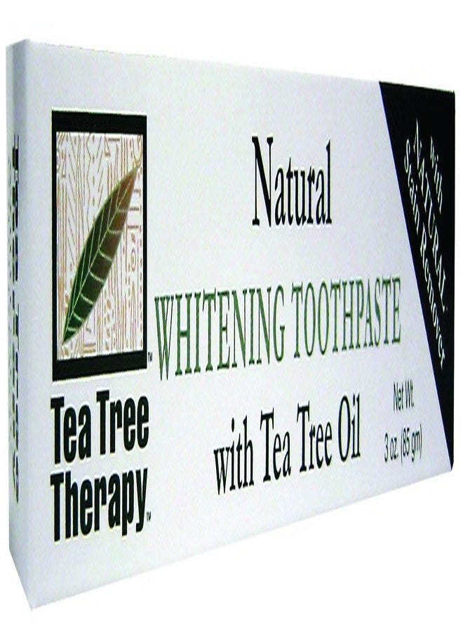 Tea Tree Therapy Natural Whitening Toothpaste - 3 oz - Image 2
