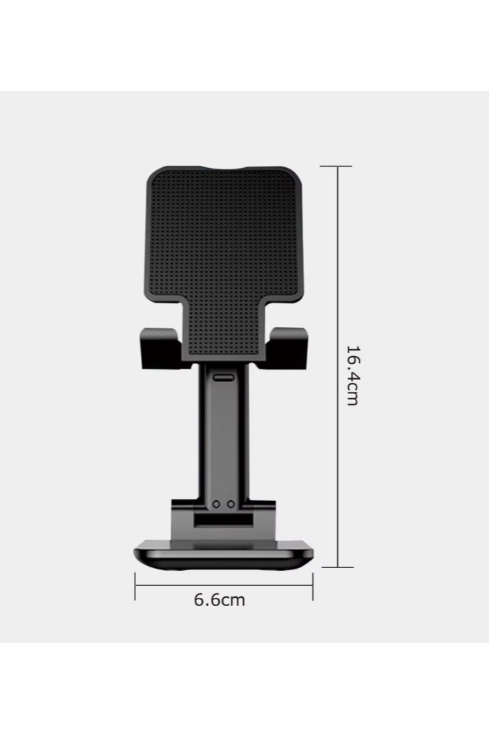 Folding Desktop Phone Stand Black - Image 5