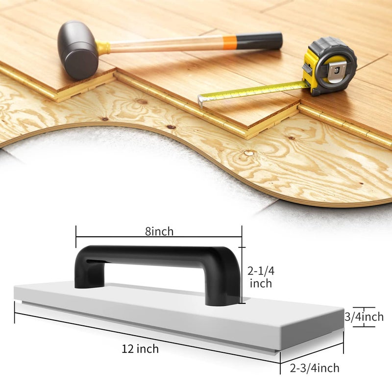 NAACOO Tapping Block For Vinyl Plank Flooring, Naacoo Tapping Block With Big Handle, Groove Design - Protects Your Flooring Tongues Or Edges From Damage During Wood Flooring Installation. - Image 4