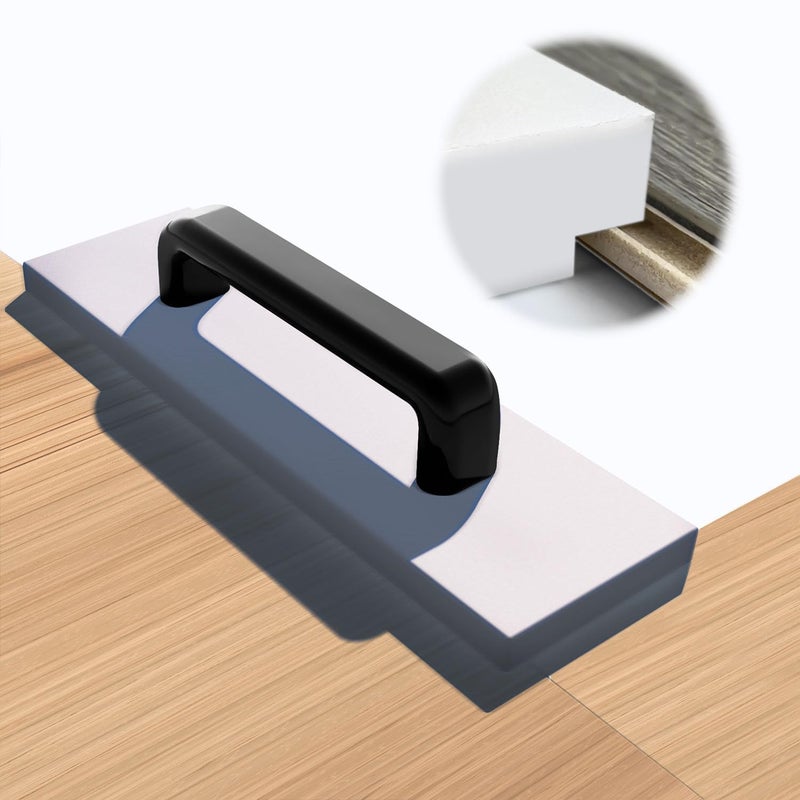 NAACOO Tapping Block For Vinyl Plank Flooring, Naacoo Tapping Block With Big Handle, Groove Design - Protects Your Flooring Tongues Or Edges From Damage During Wood Flooring Installation. - Image 1