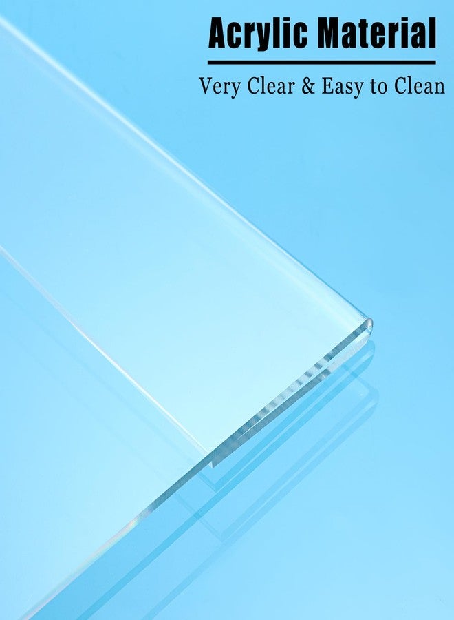 JUXYES 2 Pack Clear Acrylic Business License Frame for Wall, 5.5 x 8.5 Inches License Certificate Display Frame, Wall Mounting Professional Frame for Business License Certificate Document, No Drilling - Image 4
