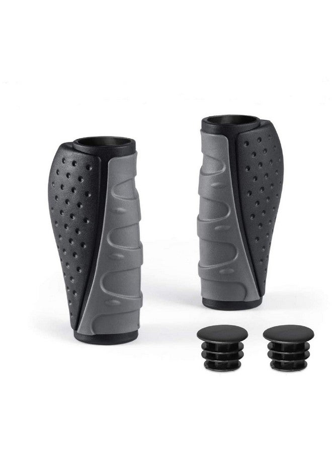 PRUNUS Bike Handlebar Grips Rubber Ergonomic Antislip Bicycle Handlebar Grips For Mtb Mountain Bmx (90Mm+90Mm) - Image 2