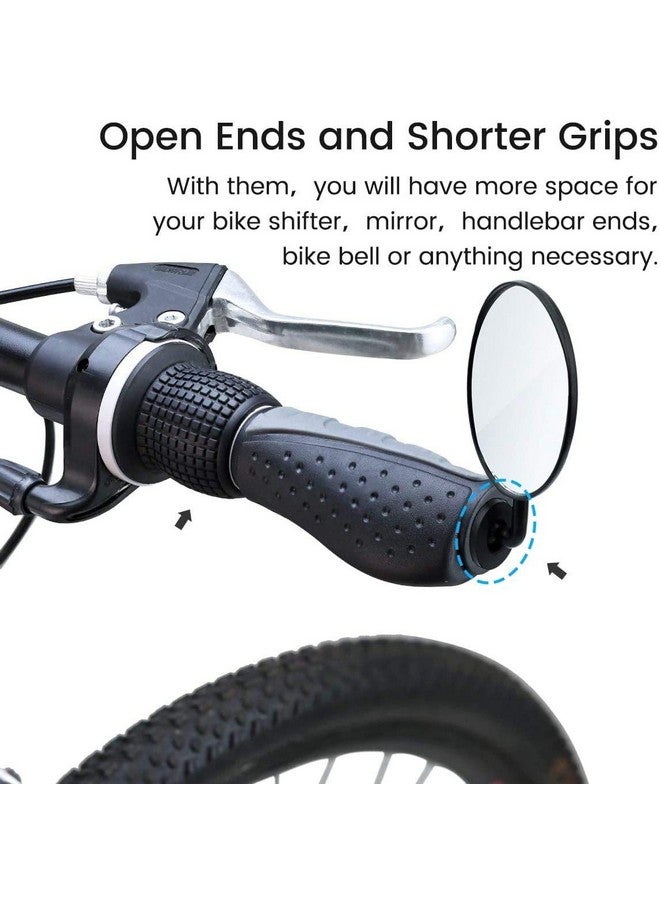 PRUNUS Bike Handlebar Grips Rubber Ergonomic Antislip Bicycle Handlebar Grips For Mtb Mountain Bmx (90Mm+90Mm) - Image 3