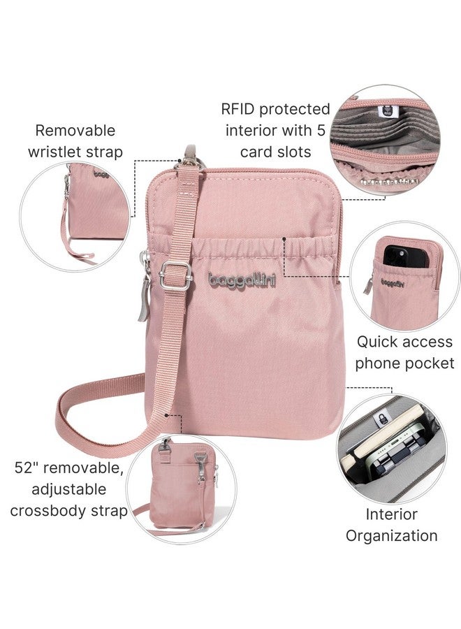 Baggallini Womens Bryant Pouch Travel Accessory- Wallet, Woodrose, One Size US - Image 2