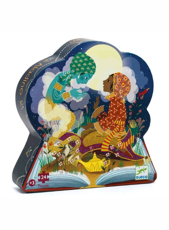 DJECO Aladdin Silhouette Puzzle - 24Pcs