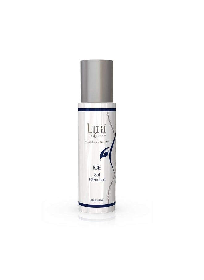 LIRA CLINICAL - Ira Clinical Ice Sal Cleanser Cooling Facial Cleanser For Acne Treatment With Salicylic Acid Mastiha Peptides & Plant Stem Cells Face Wash For Oily & Acneprone Skin 6 Fl Oz - Image 1