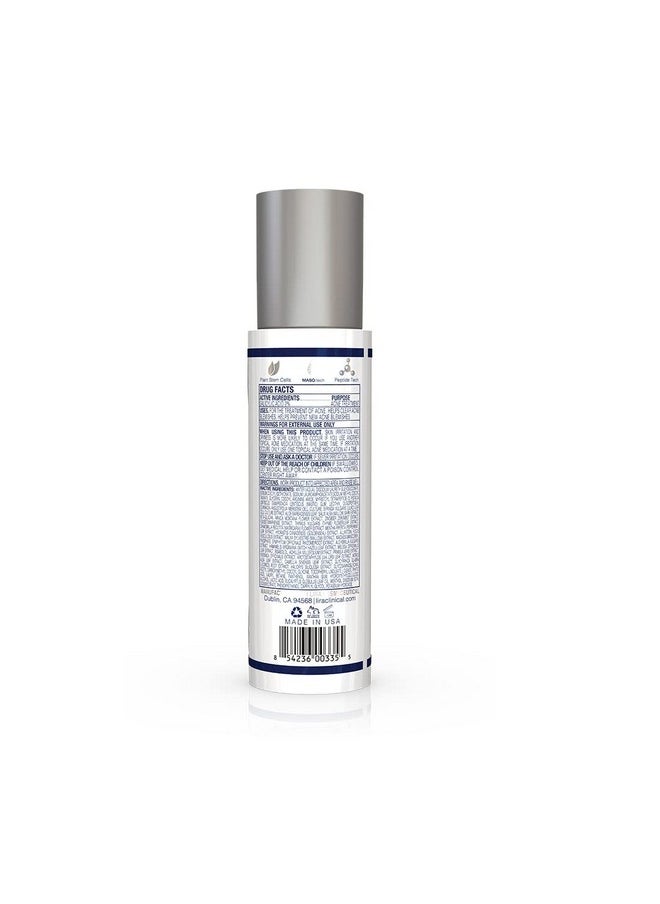 LIRA CLINICAL - Ira Clinical Ice Sal Cleanser Cooling Facial Cleanser For Acne Treatment With Salicylic Acid Mastiha Peptides & Plant Stem Cells Face Wash For Oily & Acneprone Skin 6 Fl Oz - Image 1