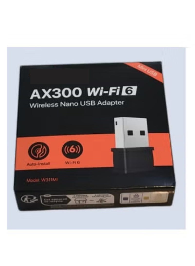 Terabyte محول واي فاي 6 وايرلس نانو USB W311MI AX300 واي فاي 6