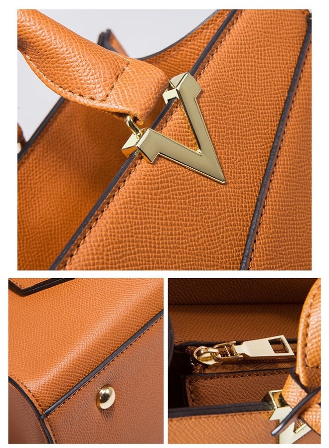 general New Fashion 4-Piece Set Large Capacity Tote and Crossbody Convertible Organizer Bag for Women - Image 5