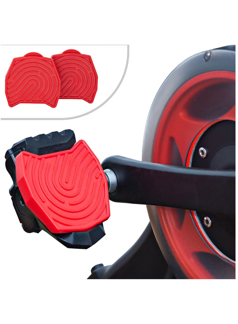 Y&D Pedal Converter Compatible with Peloton Bike & Plus, Pedals for Regular Shoes Fit Original Bike+, Replacement Adapter, Flat Platform Clipless - Image 1