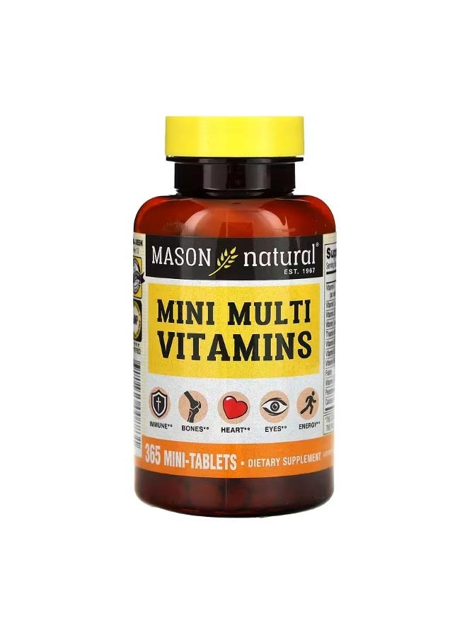 Mason Natural Mini Multi Vitamins 365 Mini Tablets  - Image 1