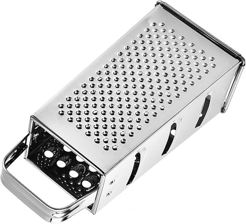 مبشرة صندوق من الفولاذ المقاوم للصدأ أداة مطبخ متعددة الأغراض للخضروات والجبن والبطاطس والجزر سهلة التنظيف - Image 1