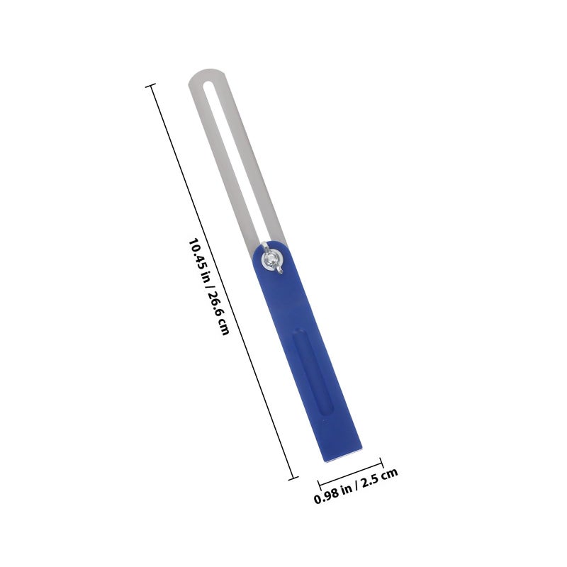 Multi Angle Adjustable Woodworking Ruler 10 Inch Blue Sliding Combination Measuring Tool - Image 3