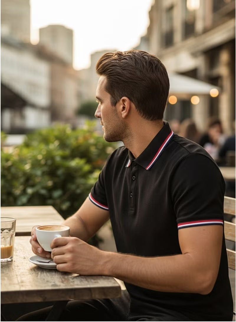 tag Men's Summer Shirt Set - Size L - 3 Pieces - Soft Egyptian Cotton - Classic, Stylish and Comfortable Design - Image 3