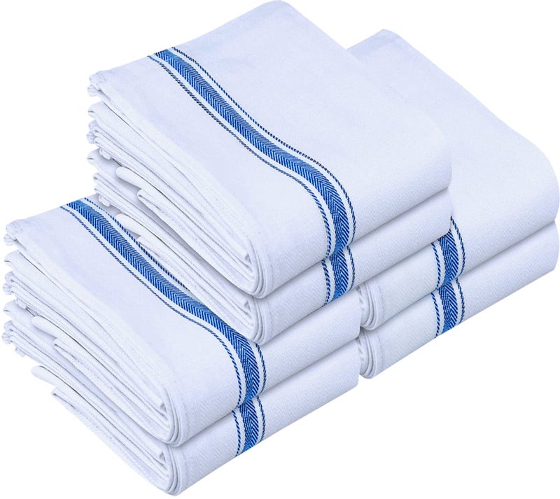 Utopia Towels Utopia Towels Blue Dish Towels [6 Pack - 15 x 25 Inches] 100% Ring Spun Cotton Kitchen Towels  Highly Absorbent & Reusable Cleaning Bar and Tea Towels Set  - Image 1