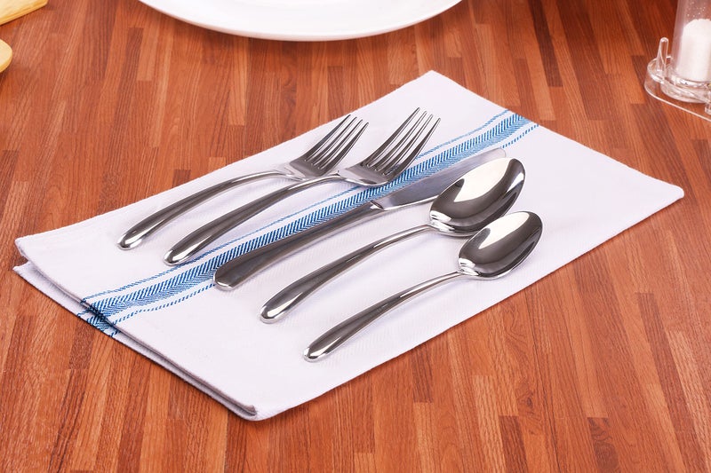 Utopia Towels Utopia Towels Blue Dish Towels [6 Pack - 15 x 25 Inches] 100% Ring Spun Cotton Kitchen Towels  Highly Absorbent & Reusable Cleaning Bar and Tea Towels Set  - Image 2