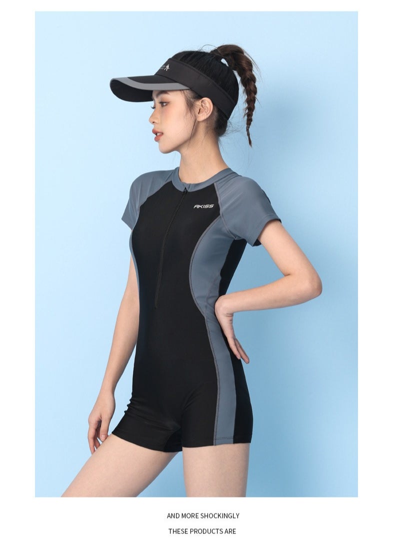 RedMapleTEK - New Women's One Piece Swimsuit Tummy Control Body Shaper Swimwear - Image 1