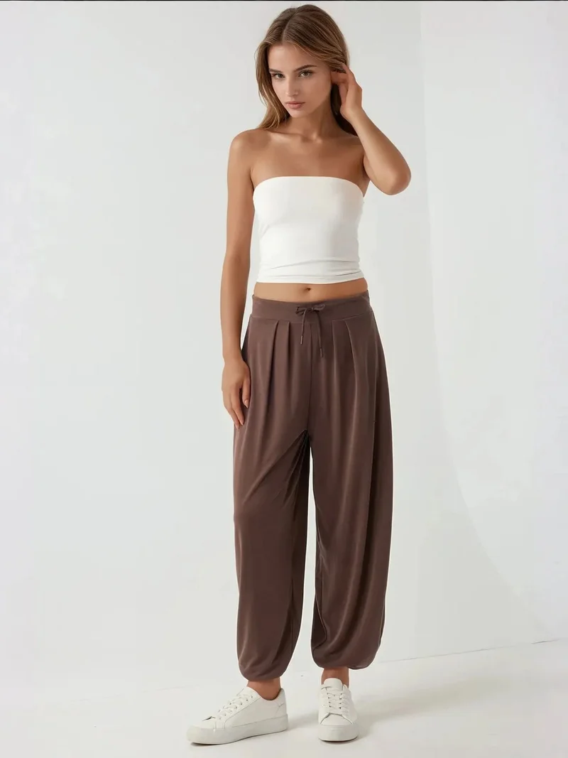 زوبعة بنطلون رياضي بخصر متوسط من مجموعة بوسم