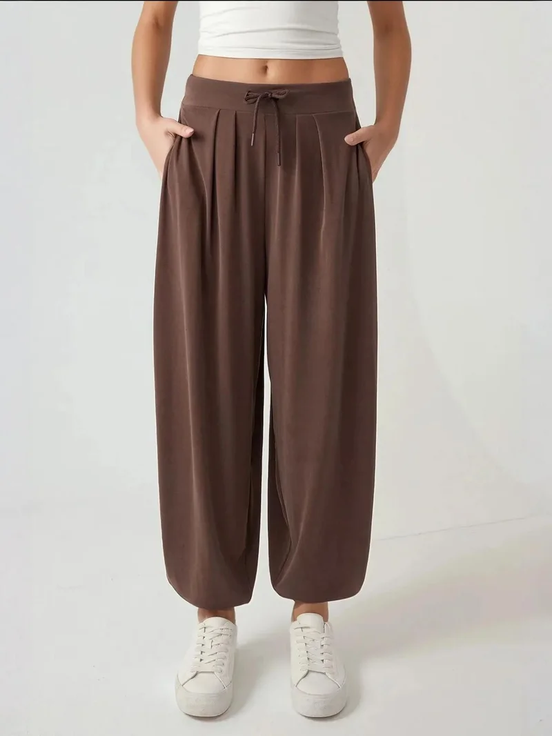 زوبعة بنطلون رياضي بخصر متوسط من مجموعة بوسم