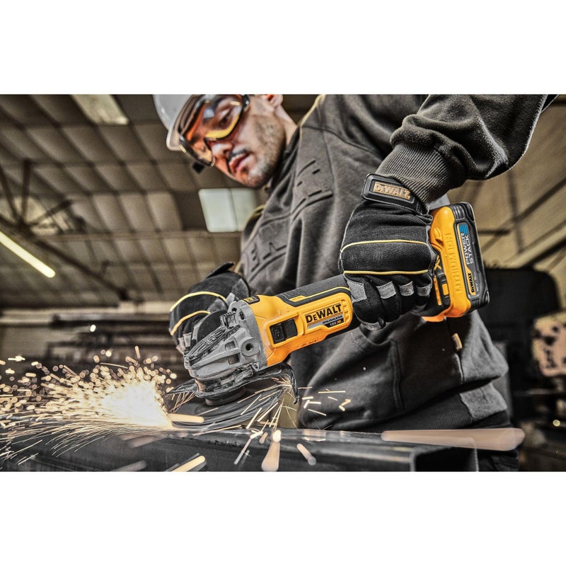 DEWALT 20V MAX* XR Angle Grinder with Kickback Brake, Slide Switch, 4-1/2-Inch, Tool Only (DCG405B) - Image 2