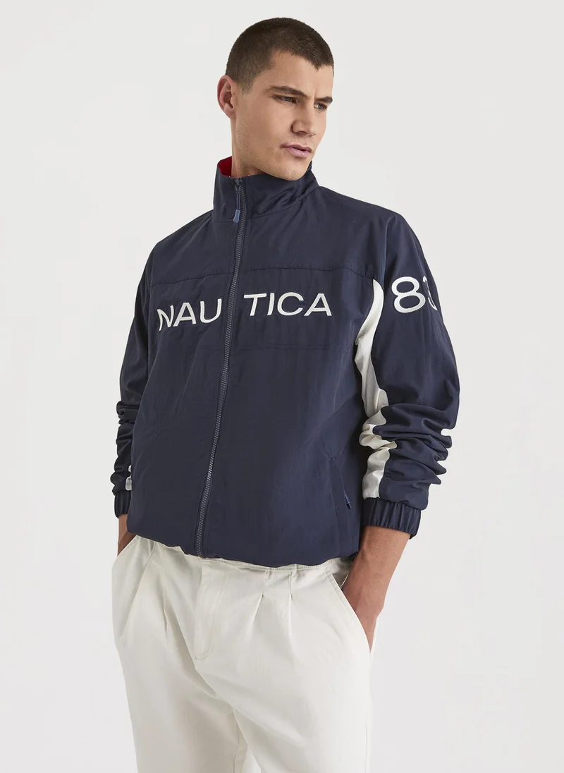 Men Full Zip Jacket for Lightweight Layering and Casual Style - Blue