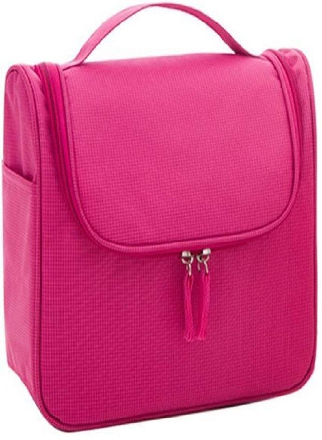 FORKLS Travel Cosmetic Organizer Pouch | Durable Waterproof & Toiletries Storage Case | Lightweight, Portable & Spacious Toiletry Organizer with Secure Zipper Closure for Travel & Gym (Baby Pink) - Image 1