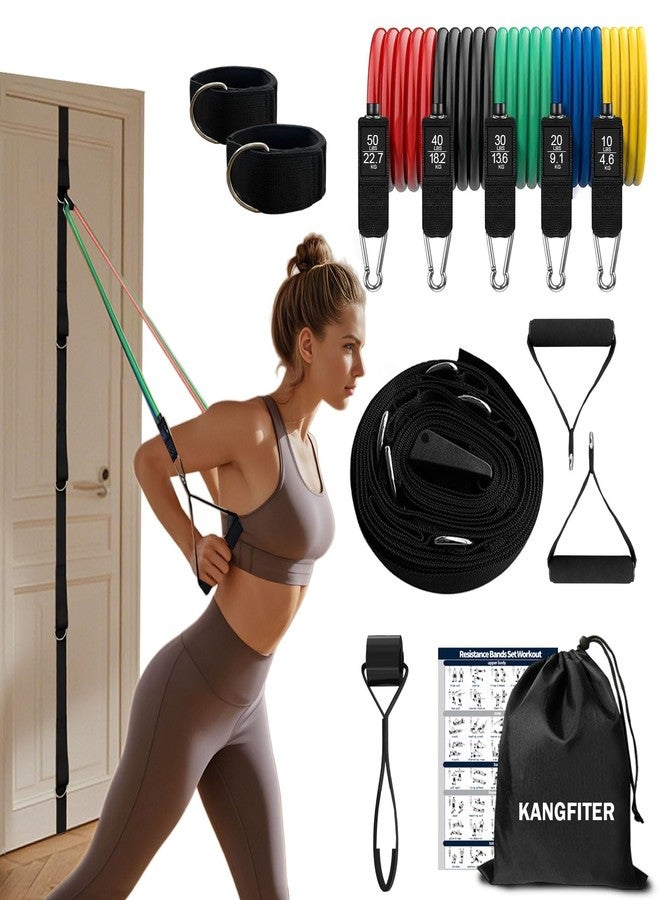 KANGFITER Non-Slip Door Anchor Strap and Resistance Bands with Handles - Image 1