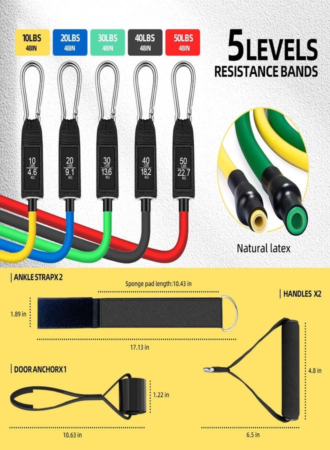 KANGFITER Non-Slip Door Anchor Strap and Resistance Bands with Handles - Image 4