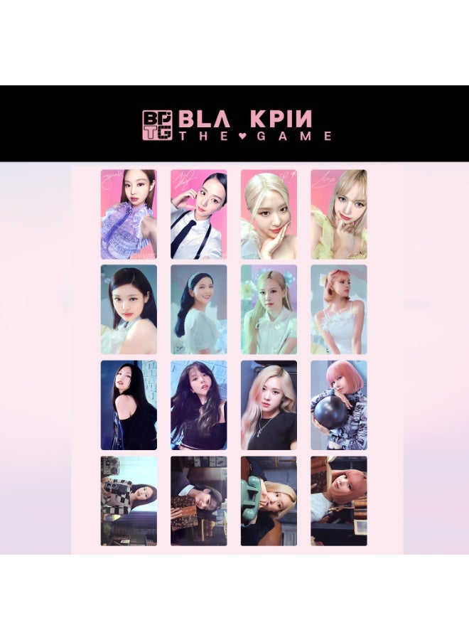 NIBEMINENT 4 Pcs Kpop BLACKPINK THE GIRLS OST Lomo Cards Card For Fans Collection Gifts - Image 2