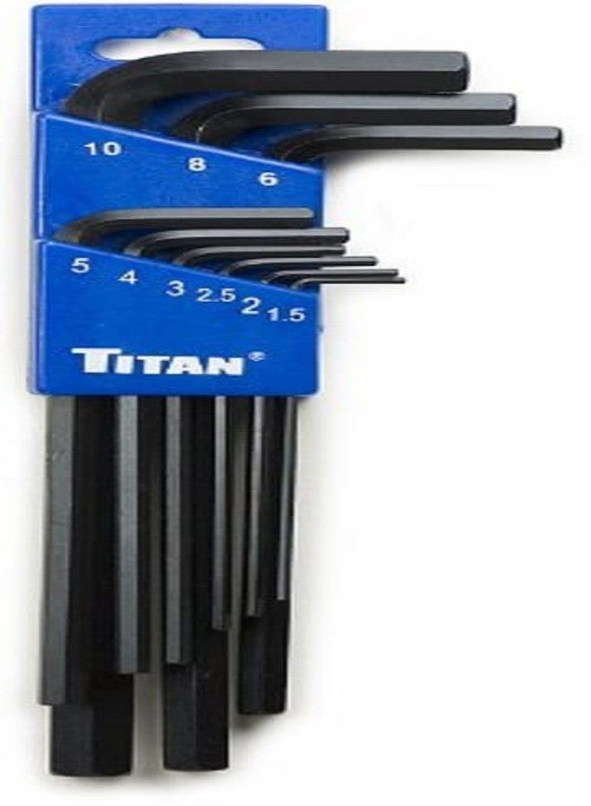 Titan 12719 Metric Long Arm Hex Key Set - 9 Piece - Image 1