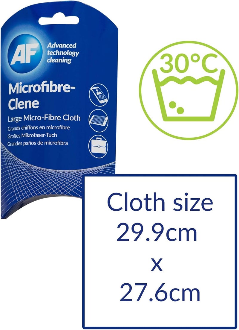 AF Microfibre Cleaning Cloth - Large Soft & Absorbent Cloth for Polishing Glass and Screens - Image 4
