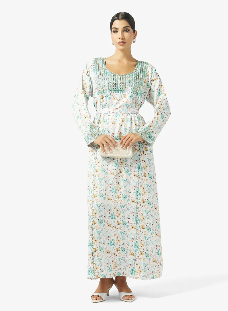 hayas closet  Embroidery & Stonework  Jalabiya for Women | Best Price UAE