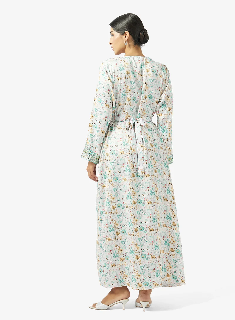 hayas closet Embroidery & Stonework  Jalabiya