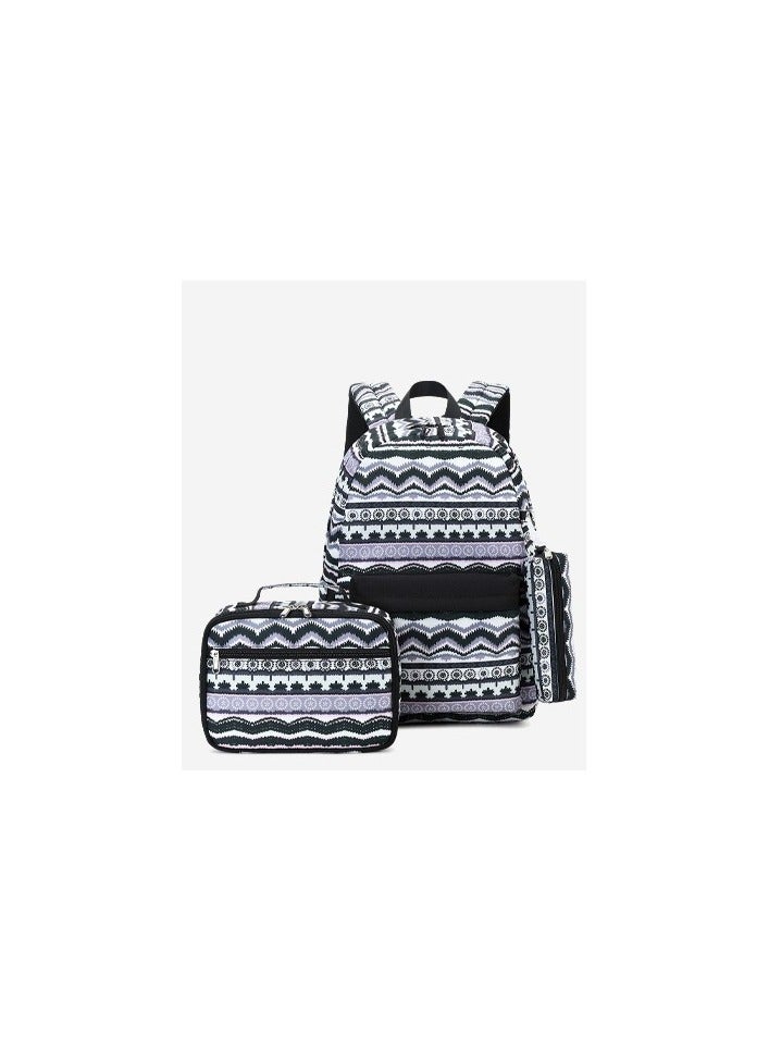 SKT Shiketro Two-piece Student Backpack Qutdoor Printed Waterproof Backpack - Image 1