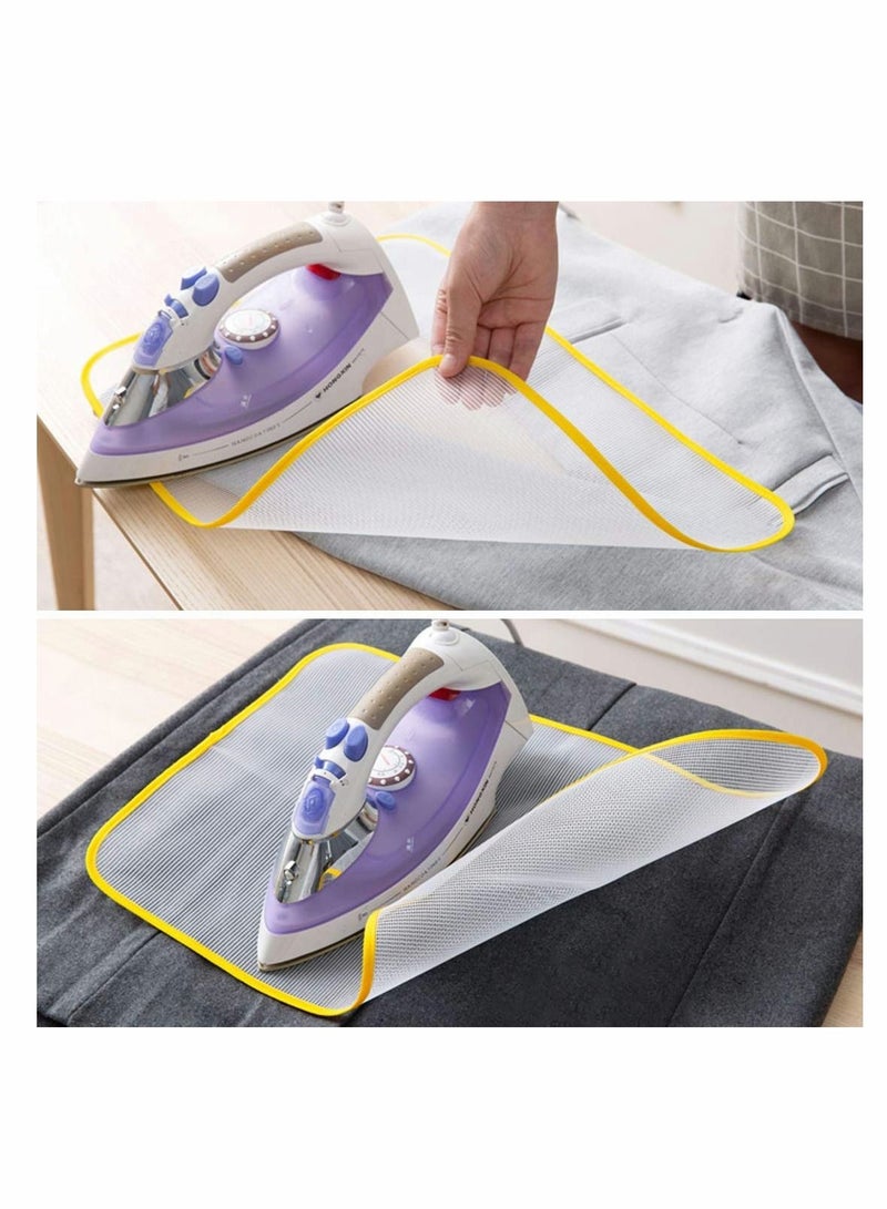 Y&D Protective Ironing Mesh, 5 Pcs Heat Resistant Cloth Insulation Pad Home Mat, for Scorch-Saving Protector  - Image 3