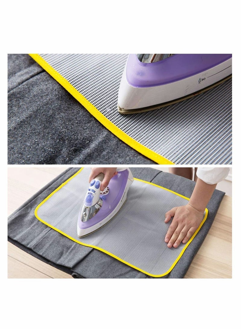 Y&D Protective Ironing Mesh, 5 Pcs Heat Resistant Cloth Insulation Pad Home Mat, for Scorch-Saving Protector  - Image 4