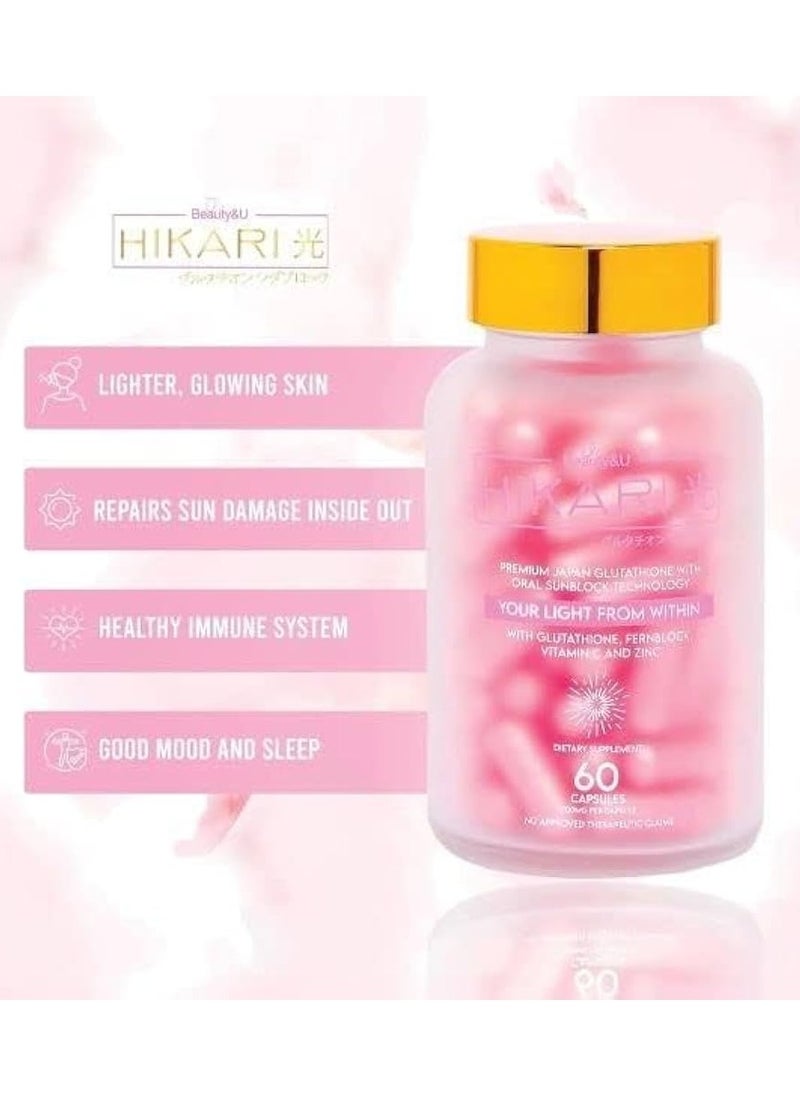 Hikari - BEAUTY & HIKARI ULTRA PREMIUM JAPANESE GLUTATHIONE - Image 1