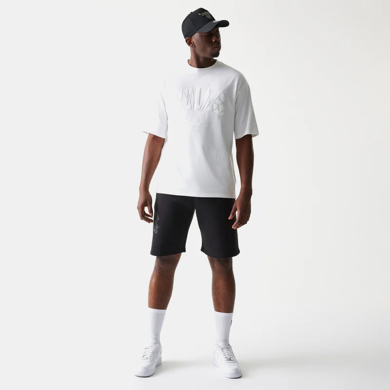 New Era White Men's NBA Chicago Bulls T-Shirt  | Best Price UAE