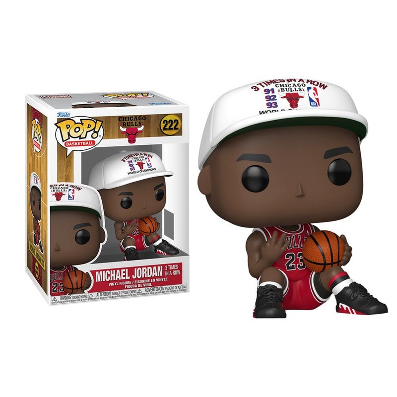 Funko Pop! Basketball: NBA Bulls - Michael Jordan (3 Times in a Row) - NBA - Collectable Vinyl Figure - Gift Idea - Official Merchandise - Toys for Kids & Adults - Image 3