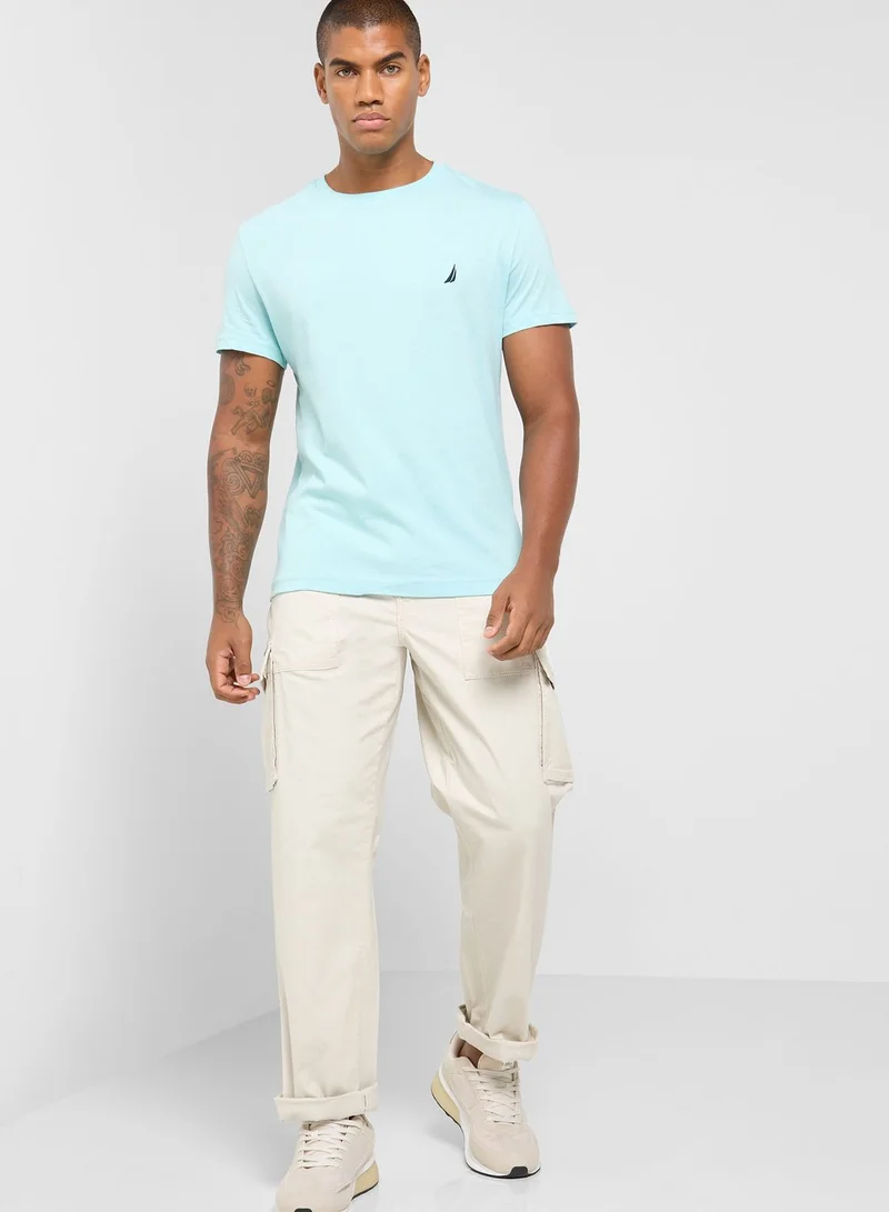 NAUTICA Knitted Crew Neck T-Shirt