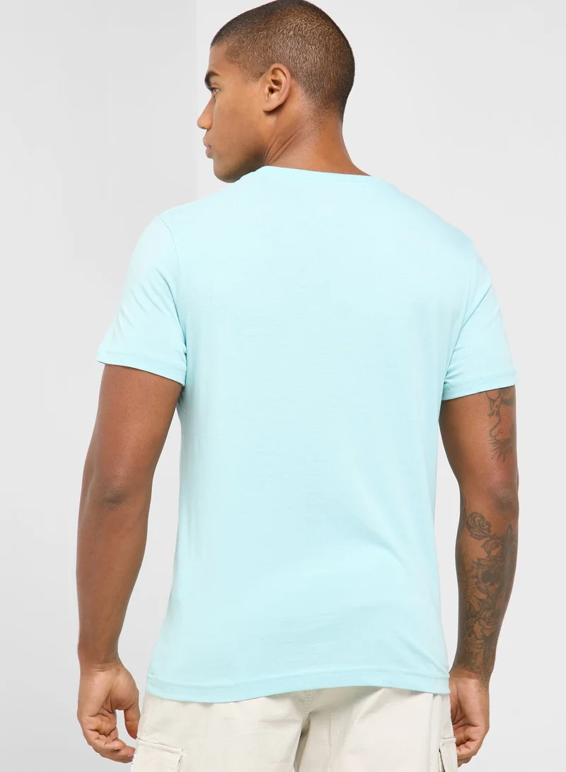 NAUTICA Knitted Crew Neck T-Shirt