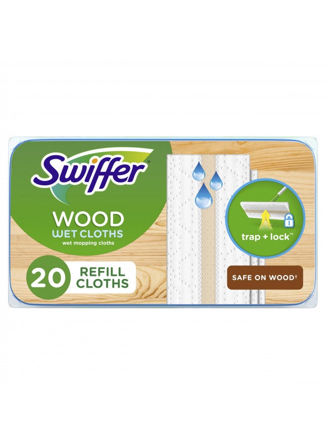 Swiffer Sweeper Wet Wood Floor Mopping cloths, 20 count - Image 2