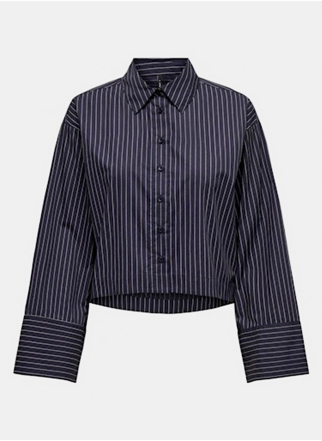 ONLY Onlella L/S Oversized Shirt Ptm  - Image 1