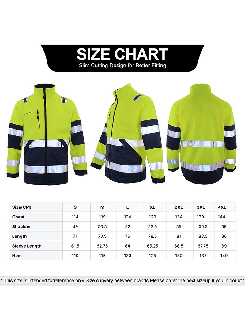 Zuolaya Waterproof and Windproof Reflective Jacket Green  - Image 5