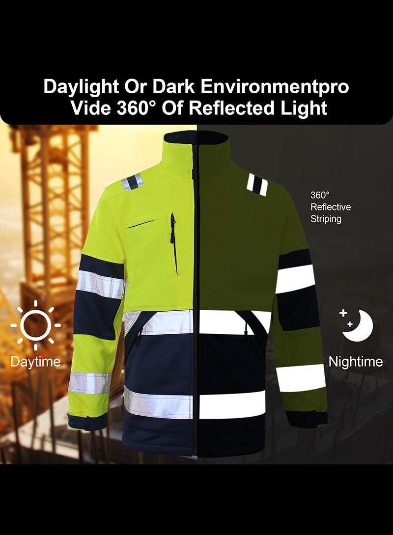 Zuolaya Waterproof and Windproof Reflective Jacket Green  - Image 3