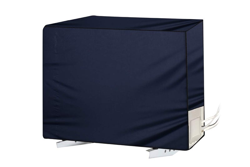 Da Anushi Split AC Cover Set of Indoor and Outdoor Unit Compatible with Daikin 1.5 Ton 3 Star Inverter Split AC, Attractive Digital Prints/Dustproof/Water Resistant (Blue Leaf) - Image 5